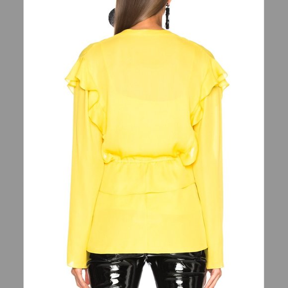 Sally LaPointe 100% Silk Drawstring Top & Cami Set - Picture 3 of 7